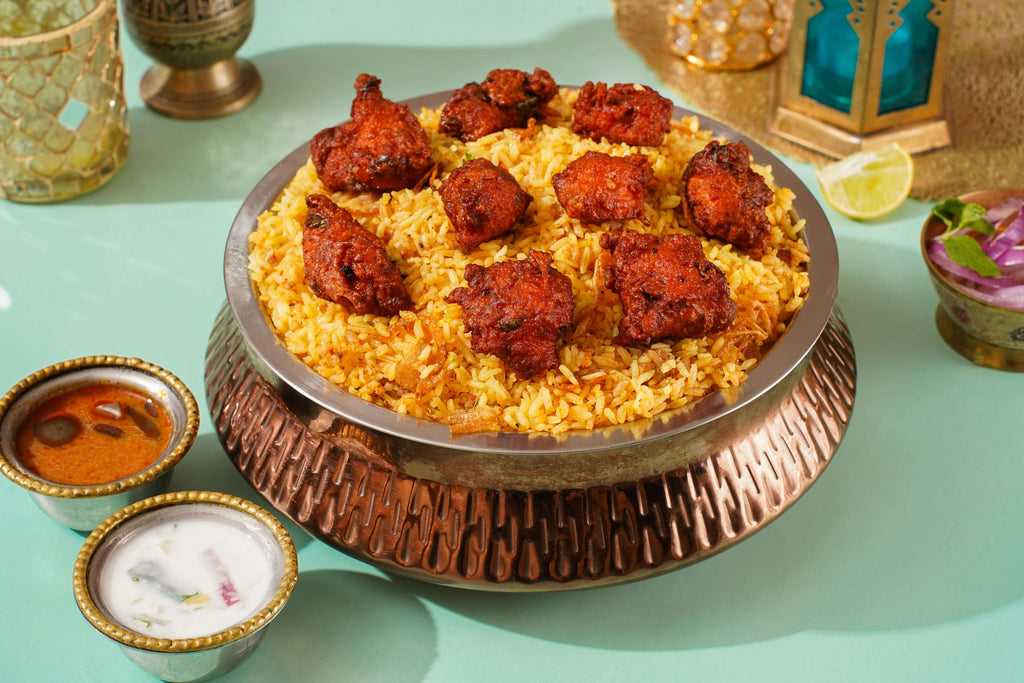 Chicken 65 Boneless Biryani – Spicy & Flavor Packed