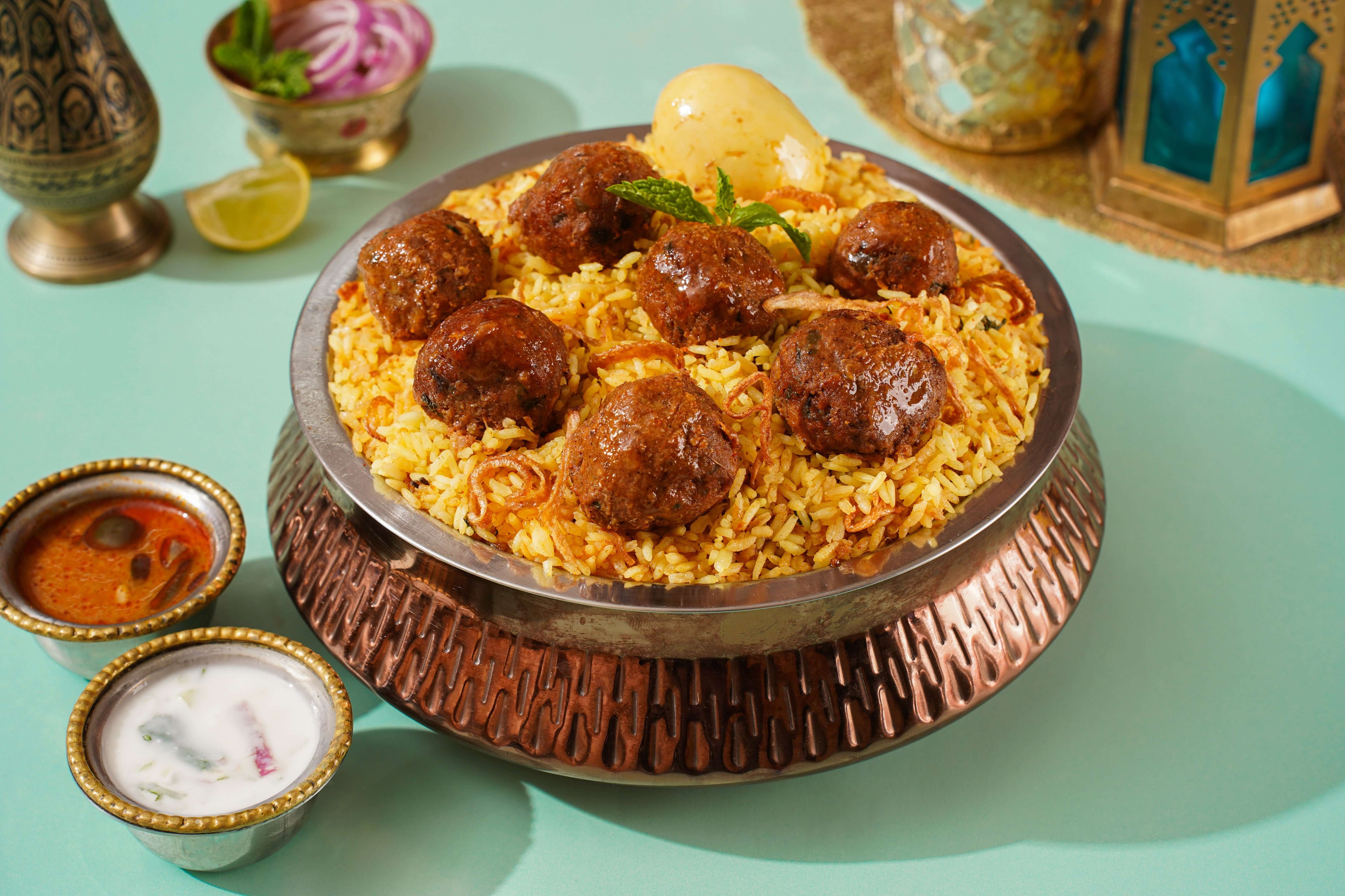 Chicken Kofta Biryani (Kola Urundai) – A Royal Dakhni Delight