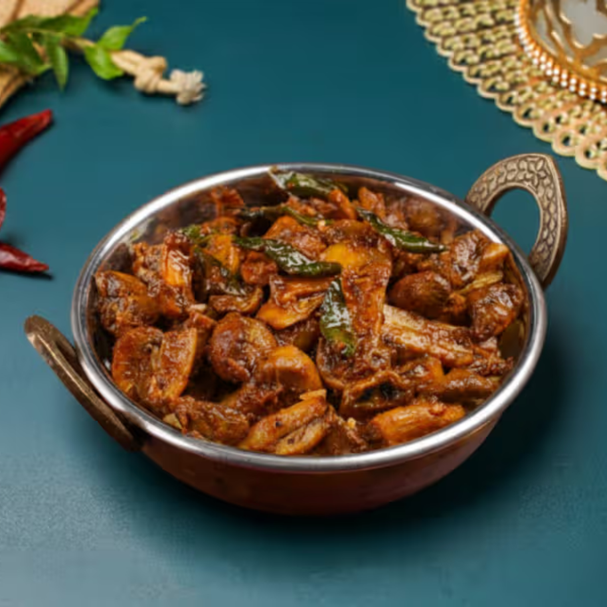Mushroom Black Pepper Tawa Fry