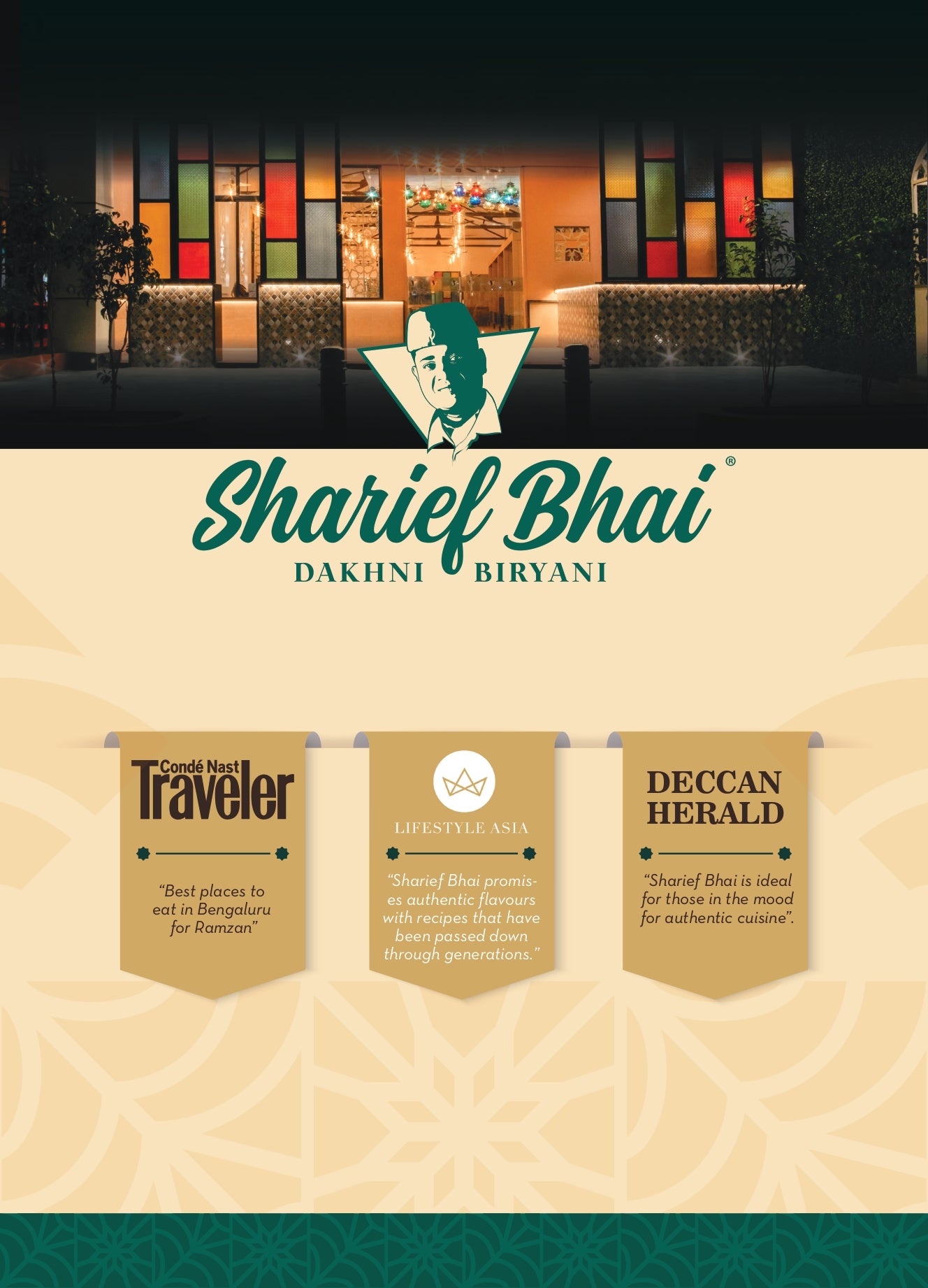 Sharief Bhai Menu