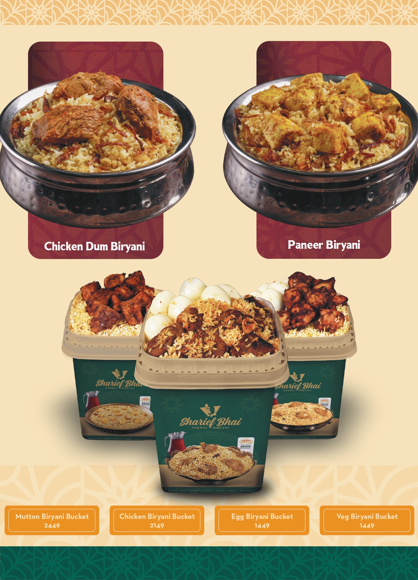 Bucket Biryani